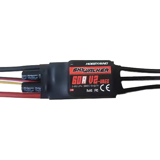 Hobbywing Skywalker 40A 50A 60A 80A 100A 120A V2 ESC Speed Controller with UBEC for RC FPV Quadcopter Airplane Helicopter