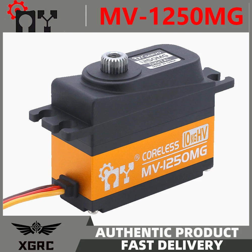 

OverShoot MY Servo MV-1250MG 8.4V 10KG High Pressure Coreless Metal Gear Digital Servo Drone Remote Control Car Tracked Aircraft