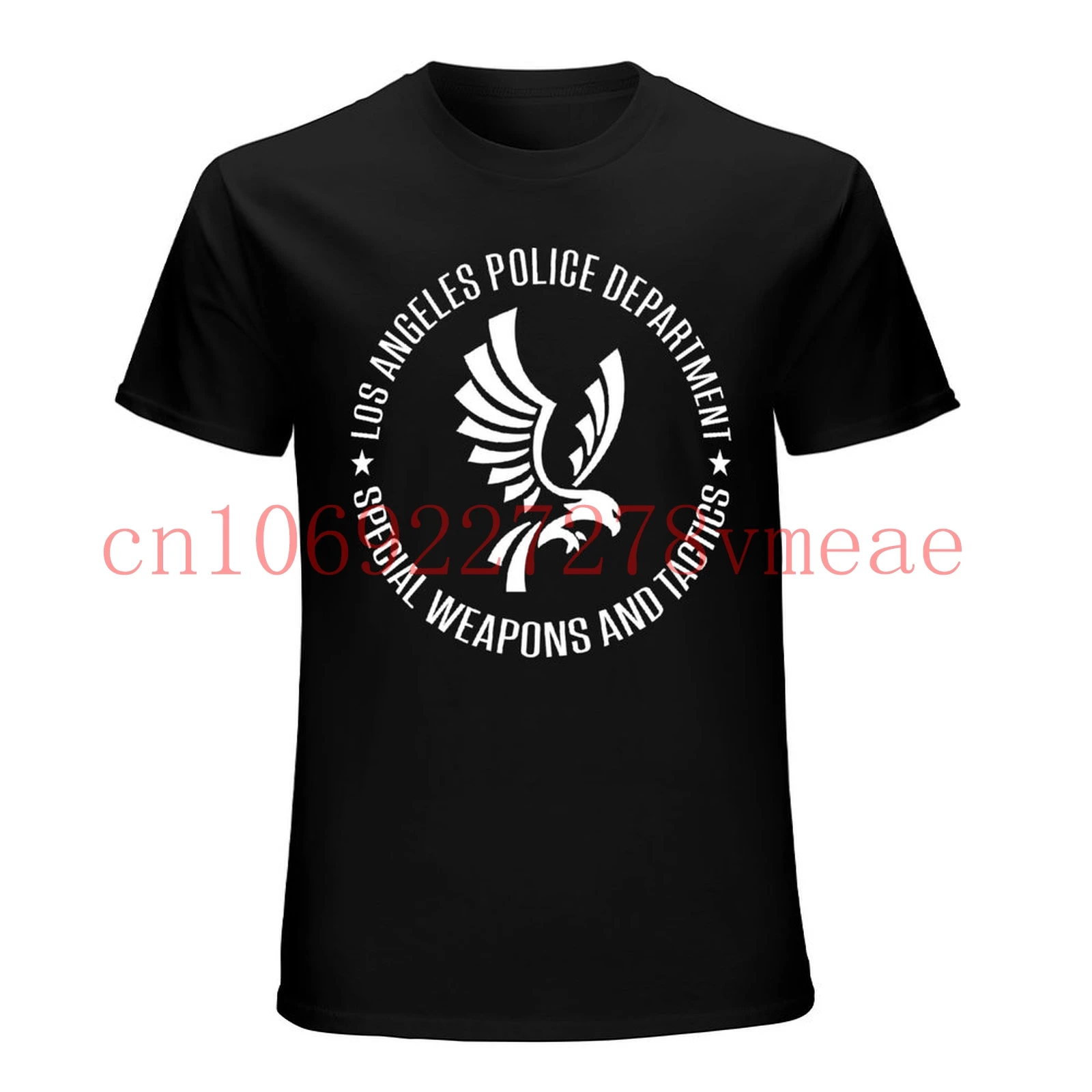 Los Angeles Police Lapd Swat Tv S.W.A.T. Logo Black New Fashion T-Shirt Short Sleeve Design Your Own T Shirt