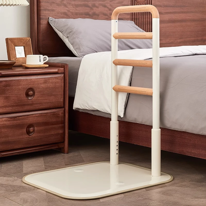 Modern Elderly Bedside Guardrail Home Floor-standing Senior Bed Rails Auxiliary Safety for Getting Up Handrail Bedroom Furniture