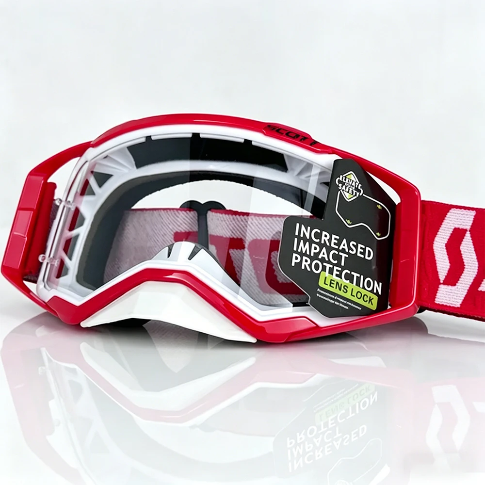 Motorradbrille HD-Linse UV400-Schutz Motocross-Brille MTB ATV winddicht staubdicht Outdoor-Fahrradbrille für Herren