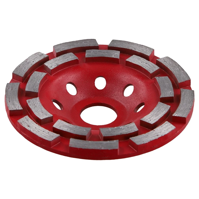 Diamond Cup Grinder Wheel  Double Row Cup Disc  For Grinding And Polishing Stone Metal Processing Cutting Wheel 115Mm