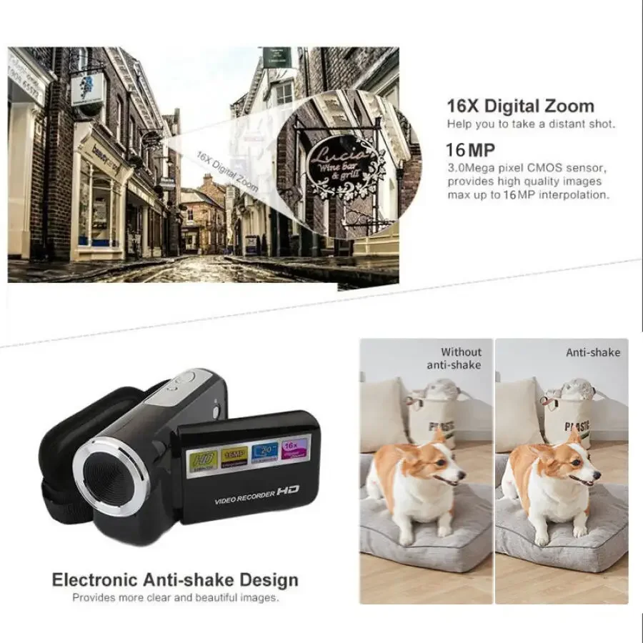 Digital camera 24MP 4X Digital Zoom  Electronic Image Stabilization Design Suitable For Wedding Wildlife Observatio