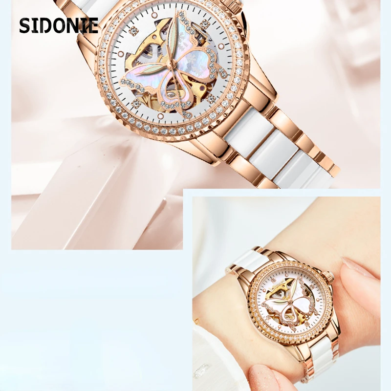 High-Quality Ceramic Watch Band for Rossini Guess Ebo Watch King Steel Watch Strap Bracelet 16 18mm