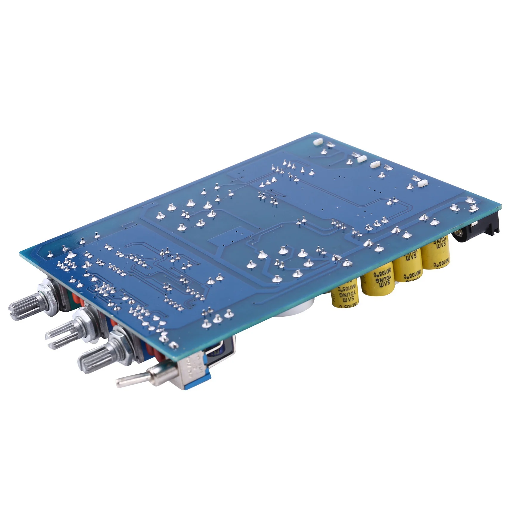 

A25P NE5532 DC12V2A Bluetooth 4.2 HIFI Preamp 6J5 Home Audio Tube Amplifier Fever Bile Preamp Tone Board 470UF/25V