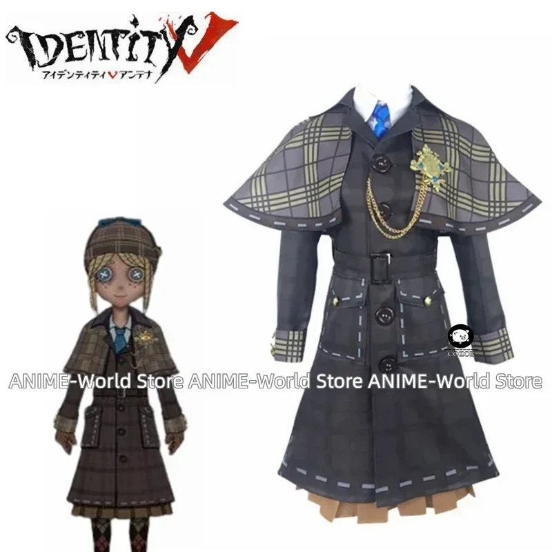 

Anime! Identity V Emma Woods Miss Truth The First Anniversary British Detective Gothic Uniform Cosplay Costume NEW Free Shipping