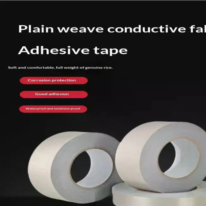 20M Tape Double Conductive Fabric Tape 5mm~50mm Width Single-Sided Laptop Cellphone LCD EMI Shielding Adhesive Tape