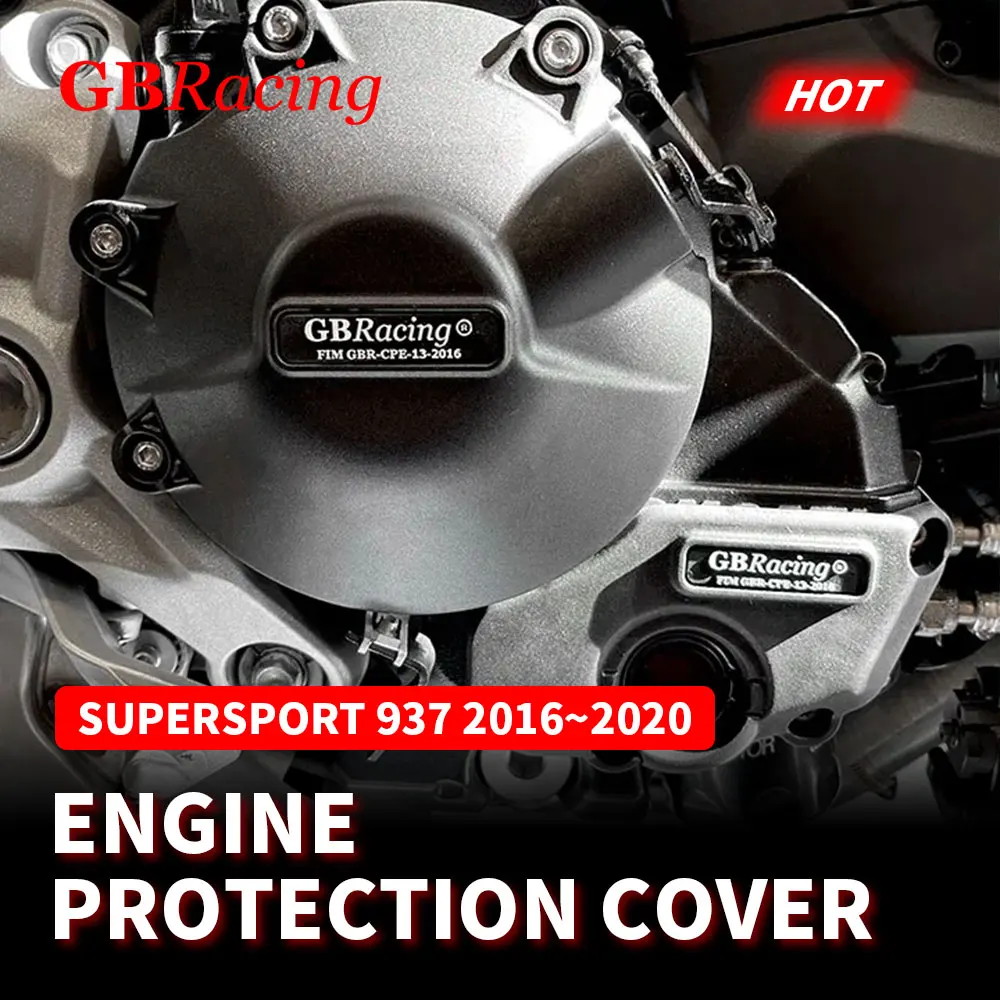 

GB Racing Engine Cover Set For DUCATI SUPERSPORT 937 2016 2017 2018 2019 2020 Alternator Clutch Pump Protect Cover Accessories