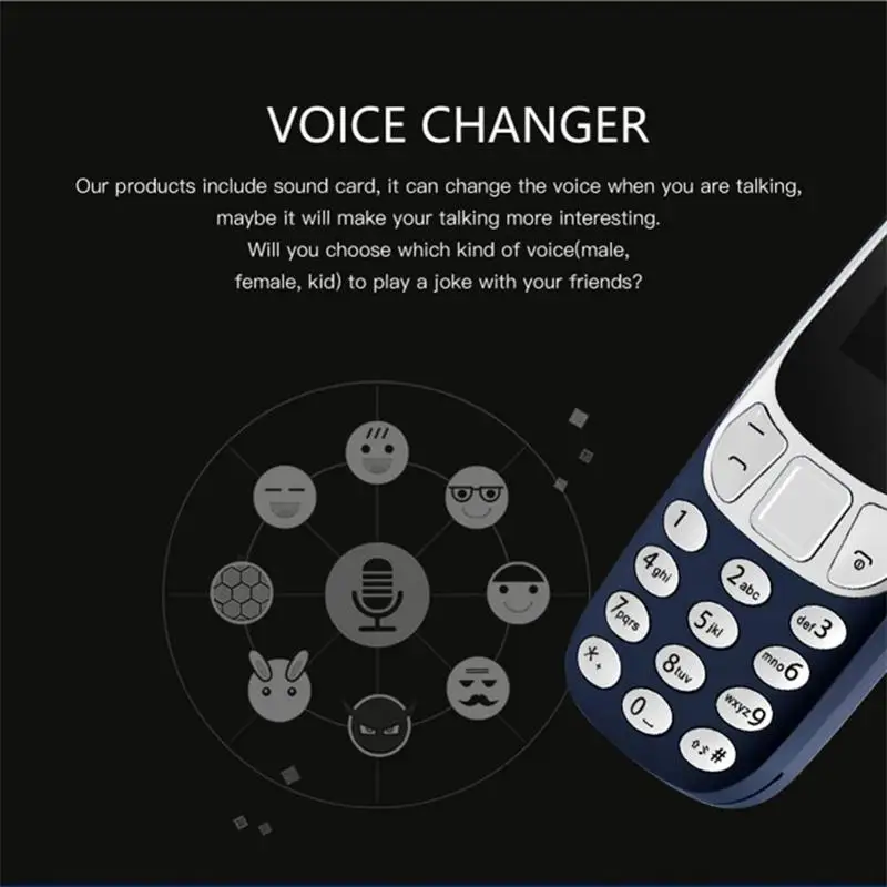 L8star BM10 Mini Mobile Phone Dual Sim Card With Mp3 Player Fm Unlock Cellphone Voice Change Dialing GSM Earphone