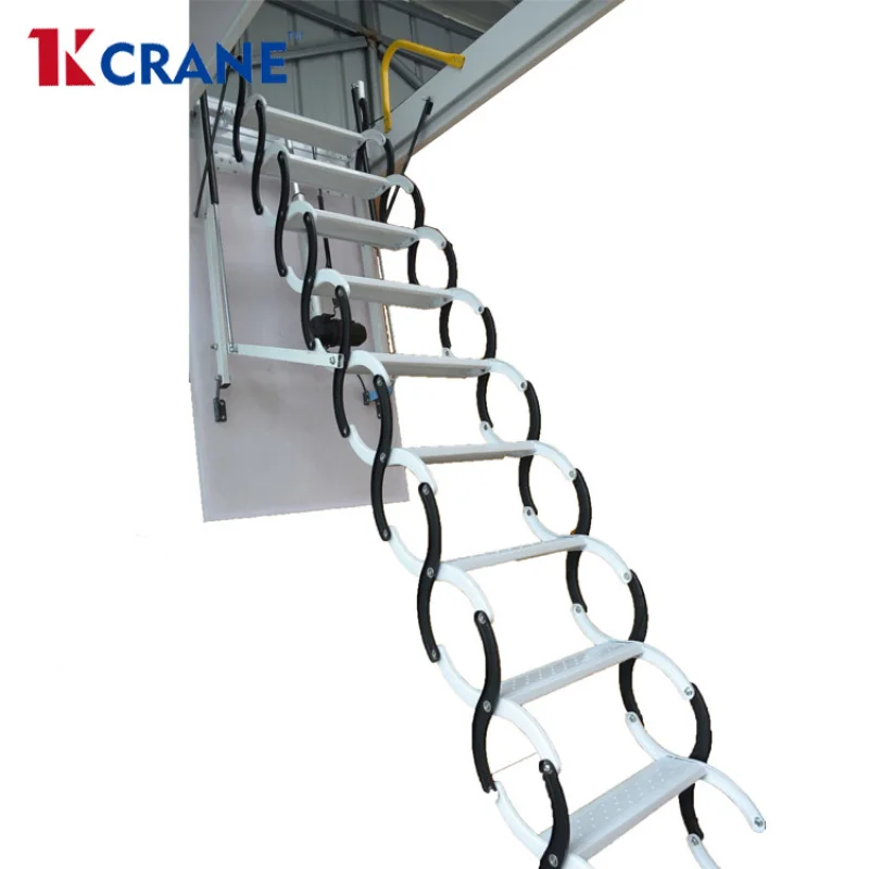 

10 0.Zhang.Custom.telescopic stairs loft, folding, lifting, rotating, domestic indoor extension duplex