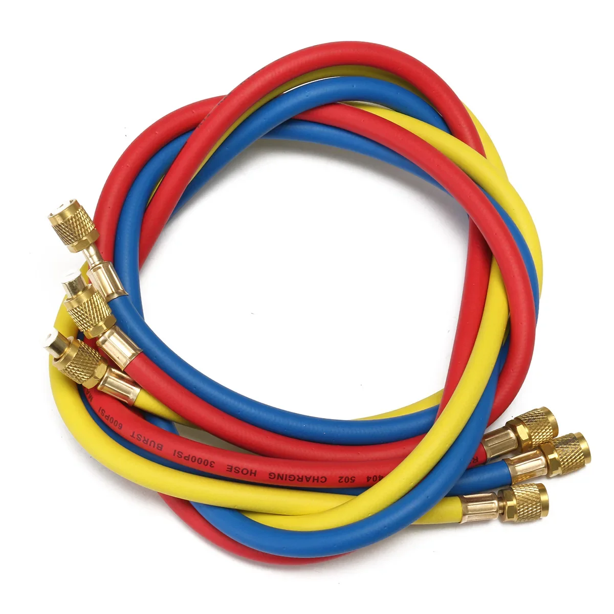 1Pc Red/Blue/Yellow Refrigeration Charging Hoses 1/4