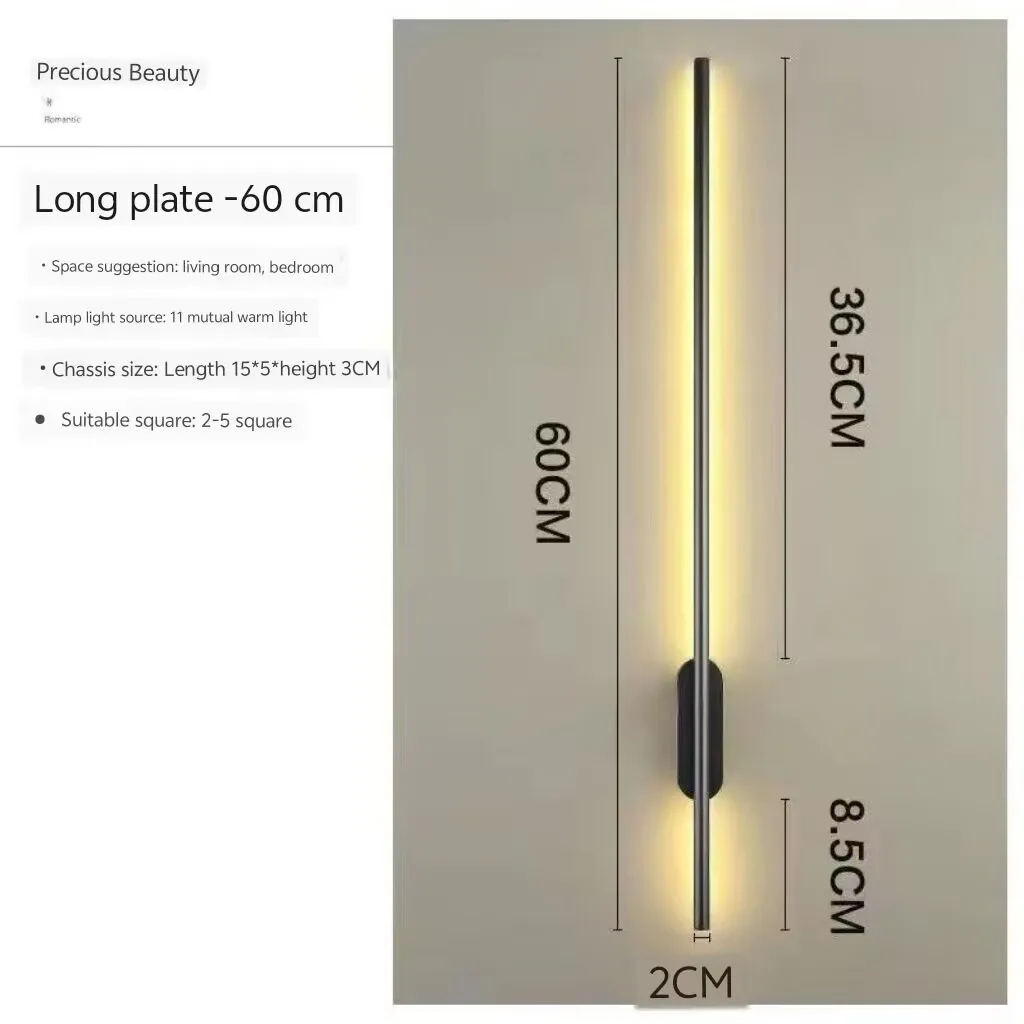 Creative Corridor Rectangular Wall Lamp, Modern Minimalist Grid Light, Living Room Background Wall Decorative Lamp