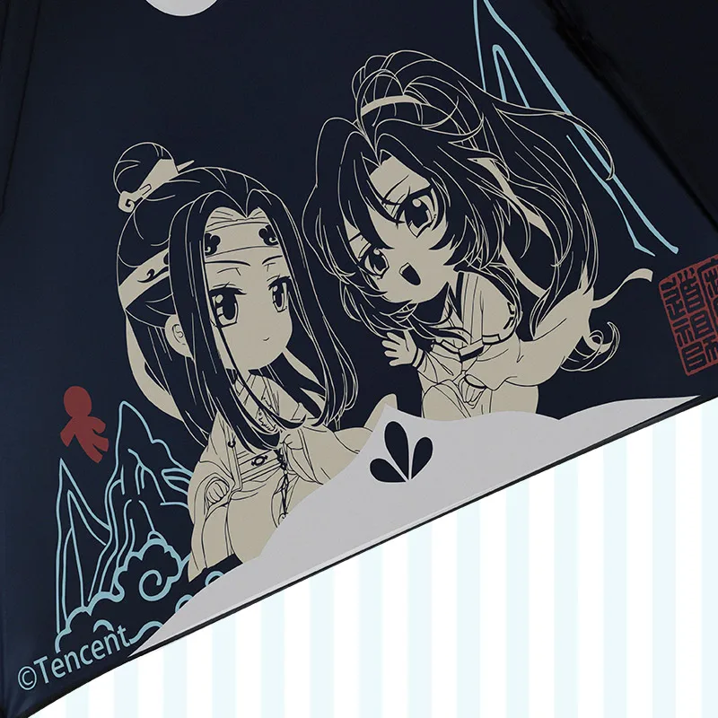 Grootmeester Van Demonische Teelt Paraplu Regen Anti Uv Parasol Wei Wuxian Lan Wangji De Ongetemde Mo Dao Zu Shi Mdzs