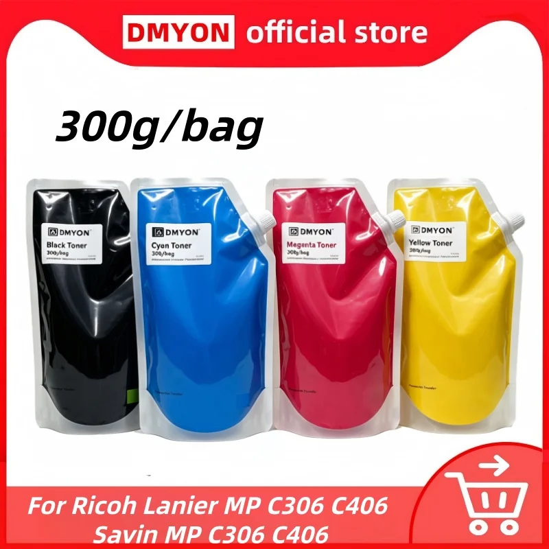300g/pc MPC306 Refill Toner Powder Compatible for Ricoh MP C306 C406 C307 C407 MPC406 MPC307 MPC407 Printer Toner