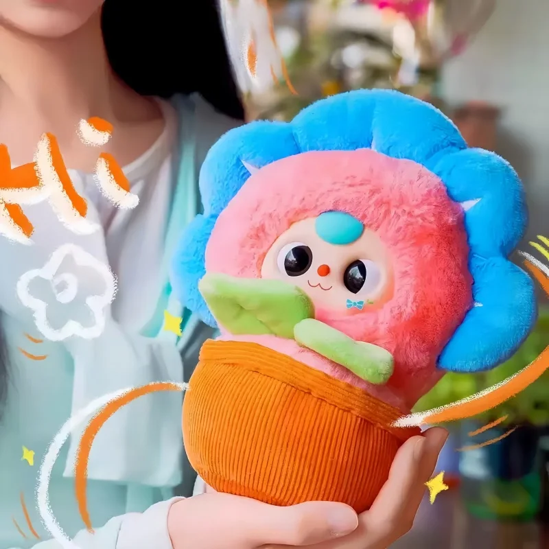 

Fun Planter Official Genuine Plush Blind Box Cute Potted Flower & Mushroom Stuffed Doll Bag Pendant & Desktop Ornament Gift