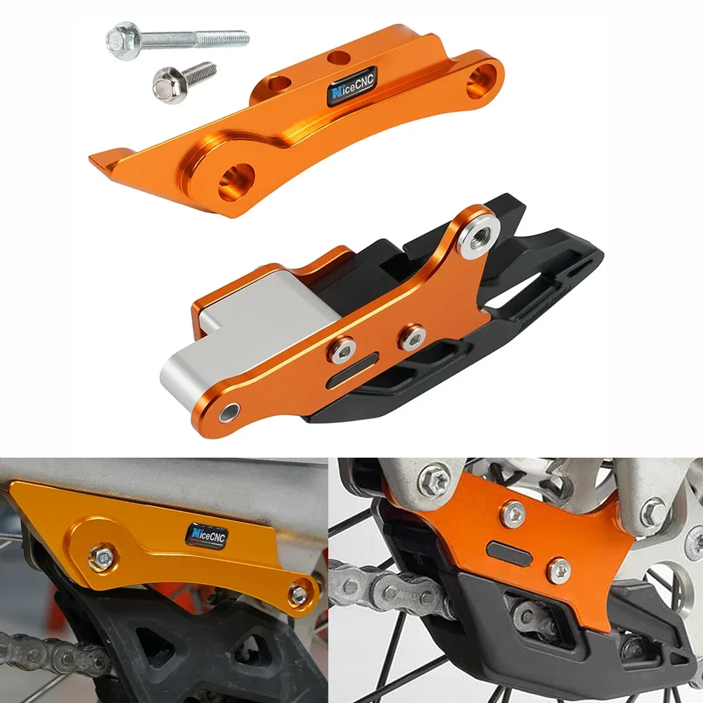 NICECNC For KTM EXC 300 2012-2022 Swingarm Guard & Chain Guide Cover 125 250 350 450 500 EXC-F SX SXF XC XC-F XCW XCF-W TPI 6D