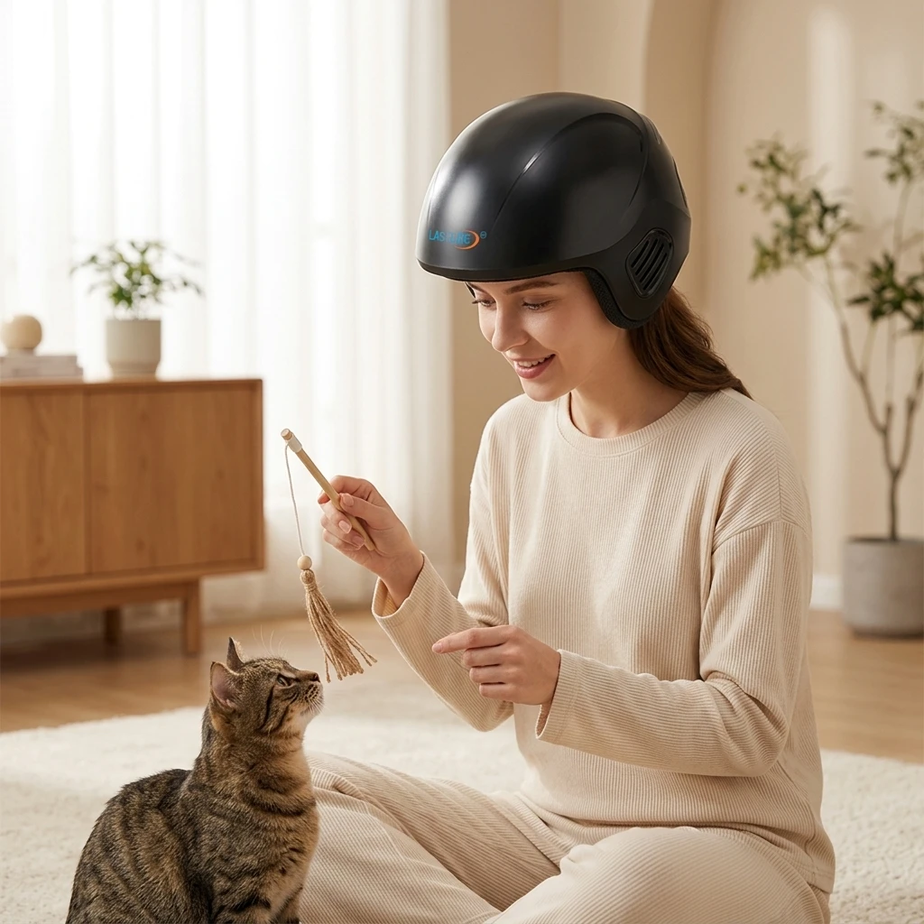 Professional 552 Laser Hair Growth Helmet LLLT Cap Red Light Therapy Hat For Men Women Anti Hair Loss Treatment Device