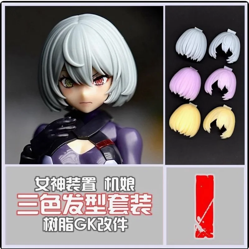 SH STUDIO 1/12 Soldier Goddess Device Three Color I Group Hair Style Resin GK Model Accessories In Stock