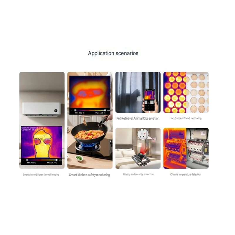 Super Sale Camera Module ESP32-S3 Thermal Imaging Module 80x62 Pixel Infrared Array Supports ESP-IDF 90° Field of View