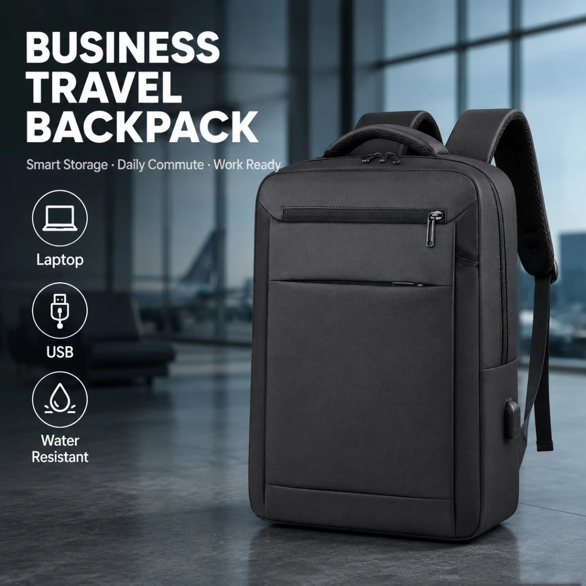 

Travel Backpack Men's Business Airplane Cabin Backpack 16 Inch Laptop Bag Large Capacity Waterproof College School Backpacks