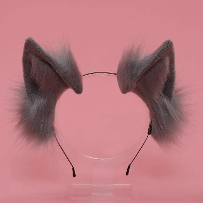 Sexy Anime Ears Hairhoop Plush untuk Ekor Telinga Menyetel Aksesoris Cos Y166