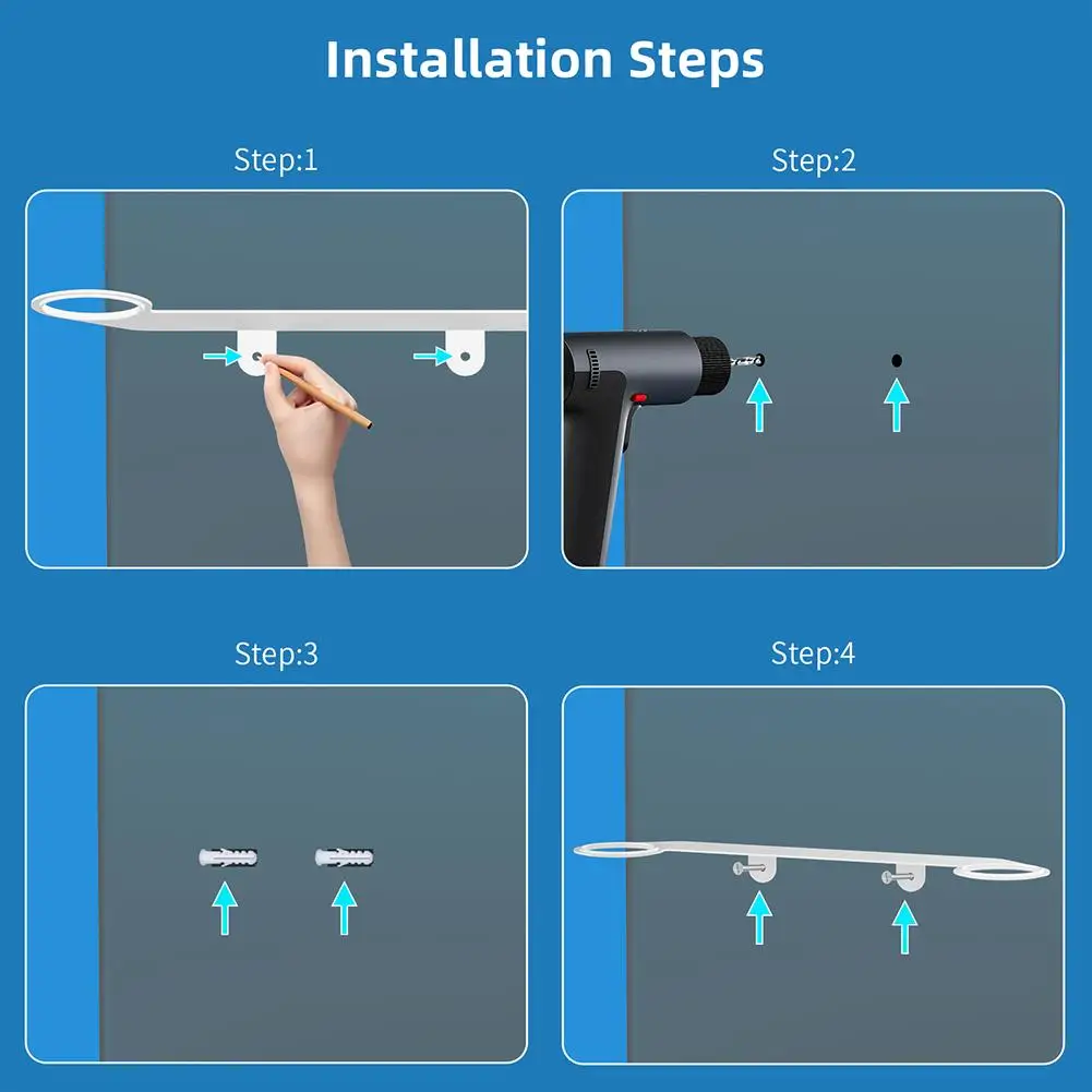 For Portal Handheld Wall Mount Bracket Game Console Holder Bracket Handle Wall Mount Storage Display Q1F1