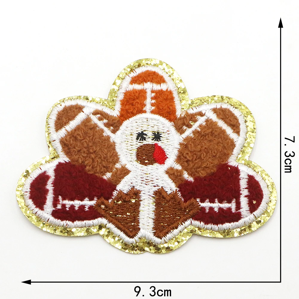 1pc Baseball Basketball Chenille Stickerei Patch Eisen auf Patches für Kleidung Thermo kleber Patches auf Kleidung Jacke Abzeichen – Detail 10