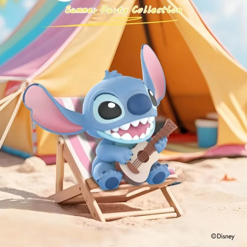 

Disney Stitch Summer Party Blind Box Series Mysterious Box Cute Doll Action Figure Decoration Collection Toy Custom Gift
