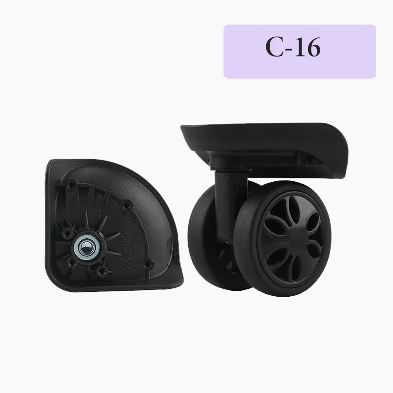 For SHENG YUAN C-16 Durable Luggage Wheel Replacement Set - 4PCS 360° Silent Spinner Rollers  Easy Install Suitcase Repair