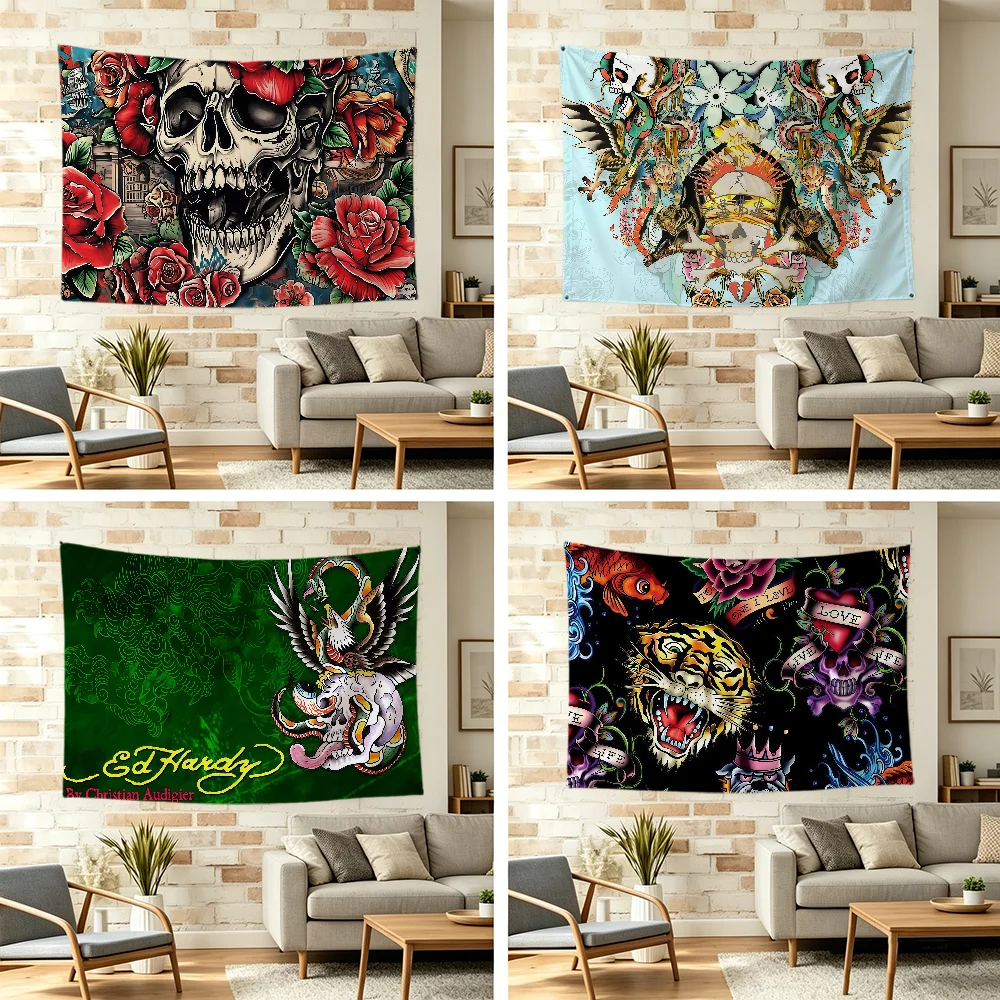 Fashion E-Ed logo flag For Outdoor H-Hardy-Y Camping Bar Picnic Party Home Decoration Ornaments Banner