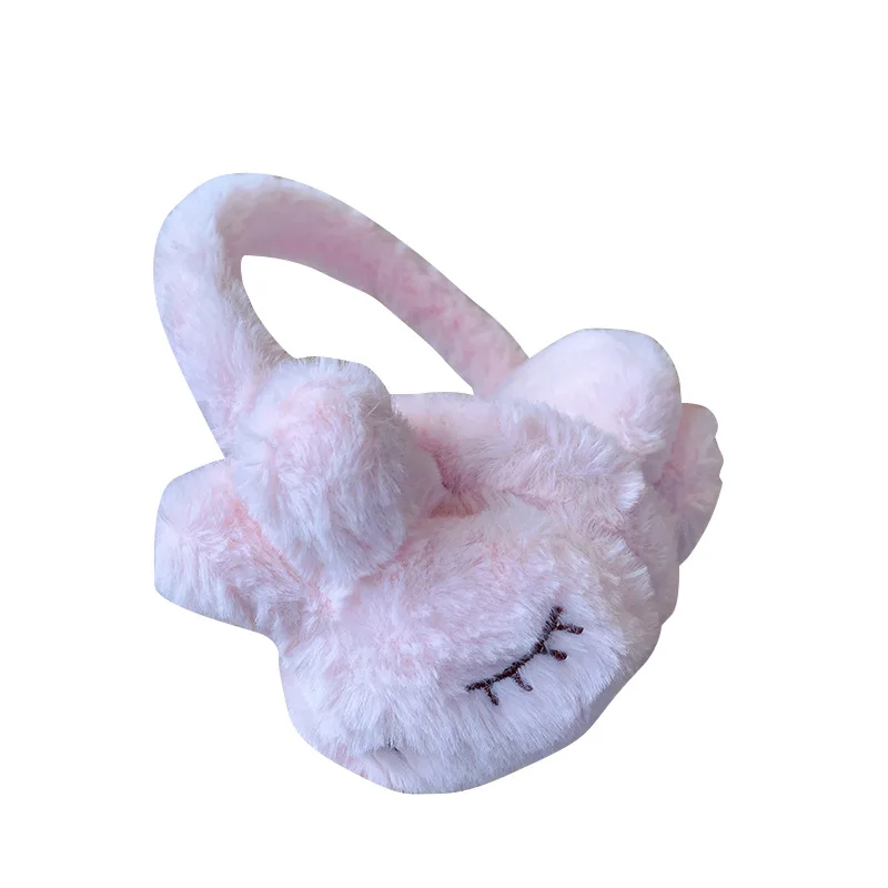 أكواب الأذن الشتوية الدافئة الإناث لطيف غطاء الأذن الطالب الشتاء حماية الأذن أفخم حقيبة الأذن غطاء الأذن المطرزة التجمد