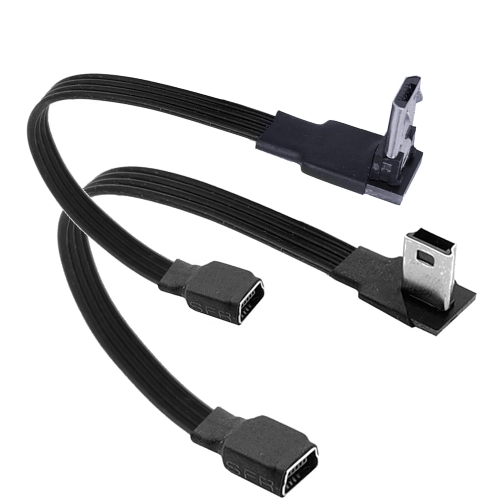 5CM-3M Silikonkabel Weiche T-Port Mini USB Buchse auf Typ-C Stecker auf MINI Micro Ladeadapter Ad 5CM 10CM 20CM 30CM 50CM 1M