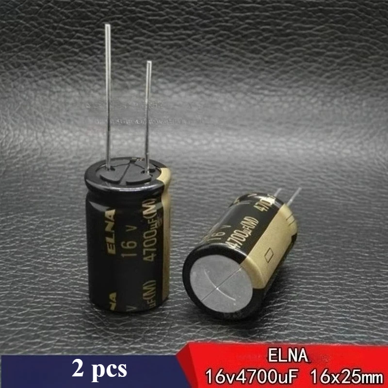 

（2pcs）4700uf16v ELNA RA3 16v4700uF 16*25mm Through Hole Fever audio filtering electrolytic capacitor
