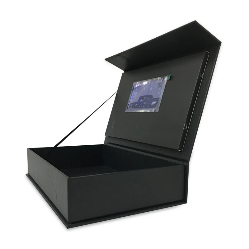 วัสดุกระดาษหน้าจอ LCD ขนาด5นิ้วหน่วยความจำ128MB สำหรับห่อของขวัญ