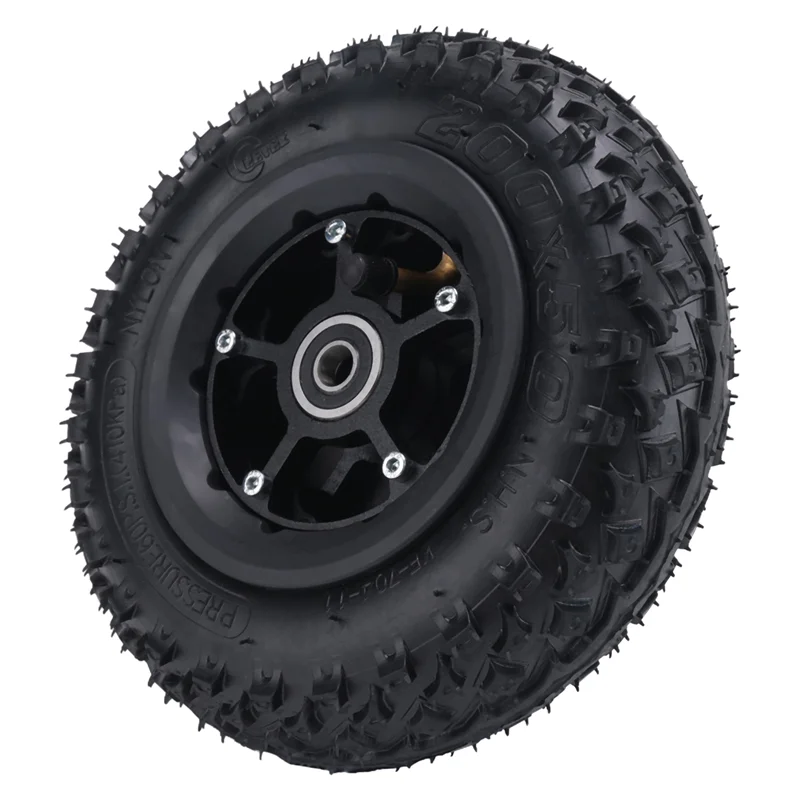 

Top Sale Rear Wheel 8 Inch 200X50 Pneumatic Tires For Electric Skateboard Damping Cross Country Skateboard Tubeless Tyre Parts