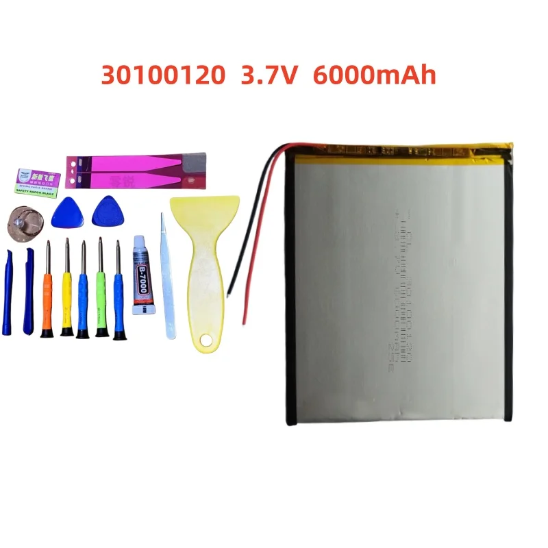 

New Hot A 03100120 30100120 3.7V polymer lithium battery flat panel computer battery Rechargeable Li-ion Cell