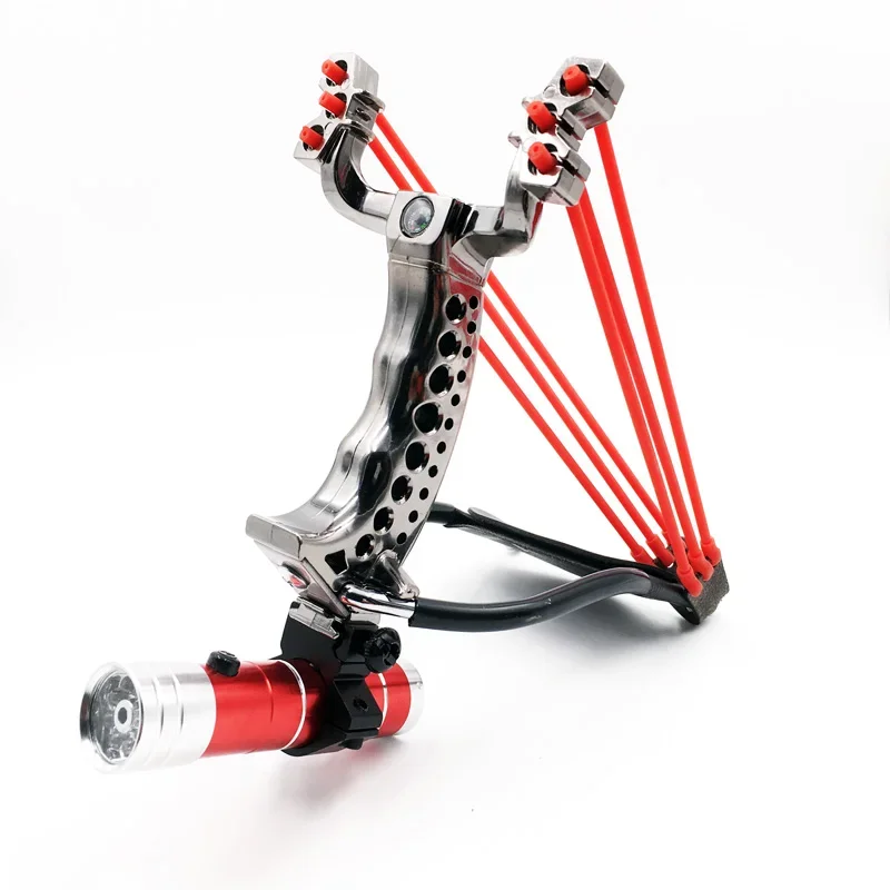 New Type Of High Power Slingshot High-precision Foldable Slingshot Powerful Outdoor Hunting Wristband And Rubber Band Catapult