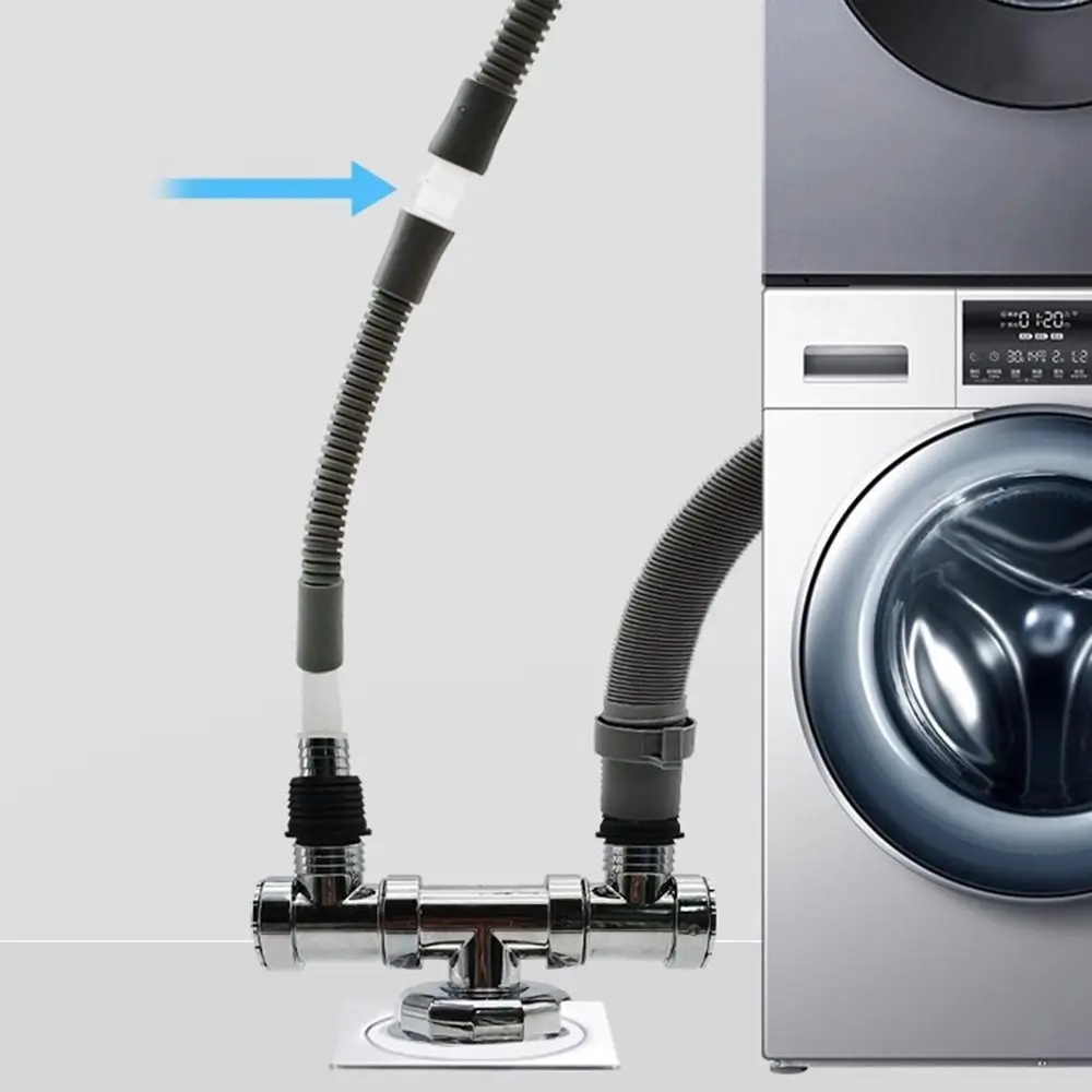 

10mm Dryer Drain with Adapter Replacement Dryer Extension Hose Multiple Sizes for Midea for Haier for Siemens Dryers