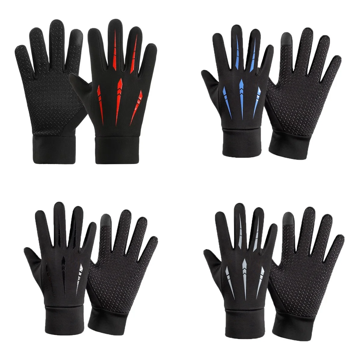 Guantes cálidos para conducir en motocicleta para hombre, guantes de invierno con forro polar antideslizantes para montañismo, deporte al aire libre, esquí y ciclismo