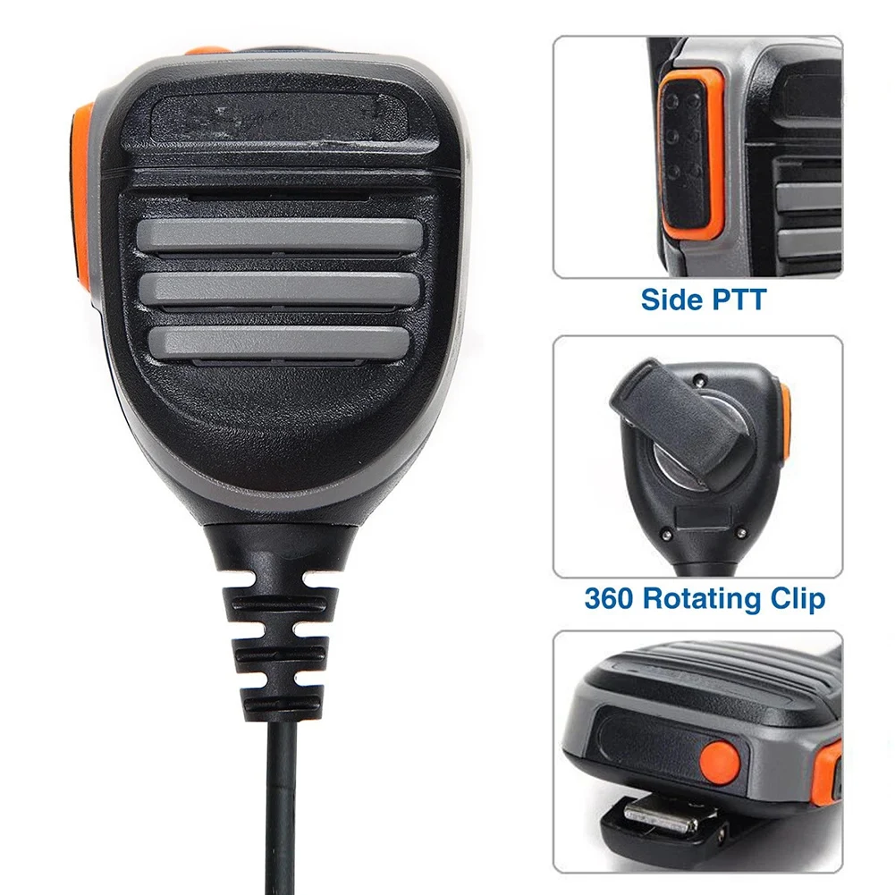 BaoFengs Walkies Talkie 2 Pin PTT Speaker Mic Wholesale For Quansheng UV-K5 K6 Baofengs UV5R BF-888S UV-5RH 21 17 PRO HAM Radio