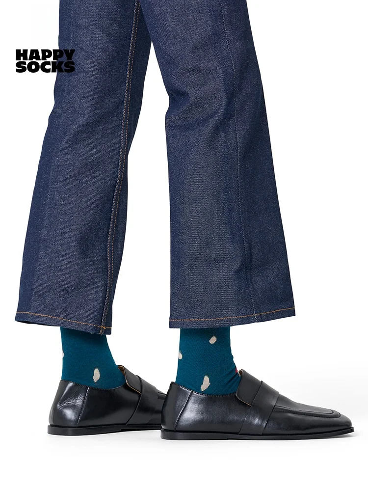 2026 New Happy Socks Creative Plant Pattern Mid-Calf Personality Socks Versatile Comfortable Breathable for Men And Women