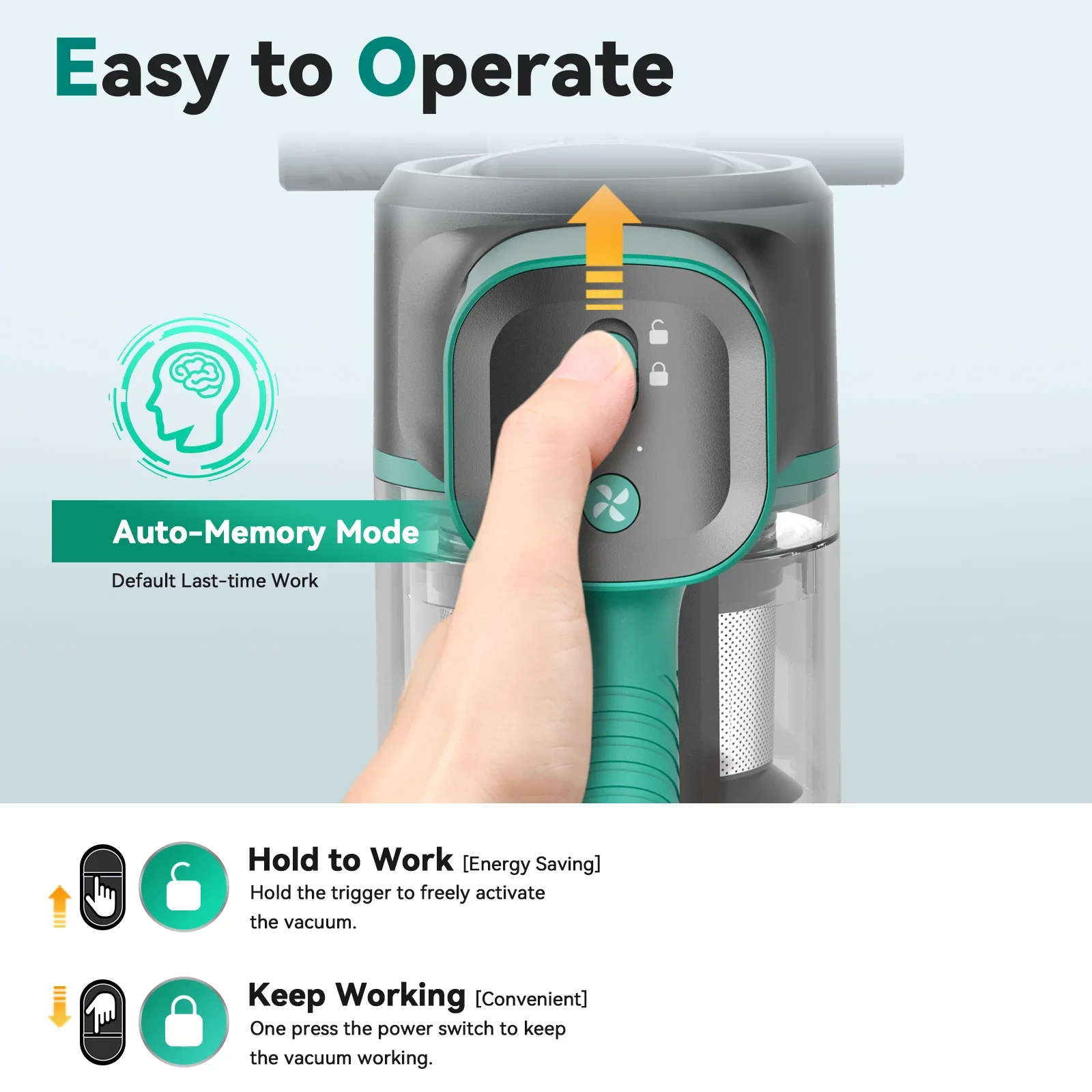 INSE S10K Cordless Vacuum Cleaner 28Kpa Suction Increase Horsepower than S10 3 Modes Handheld Stick Vacuum for Home Carpet Clean