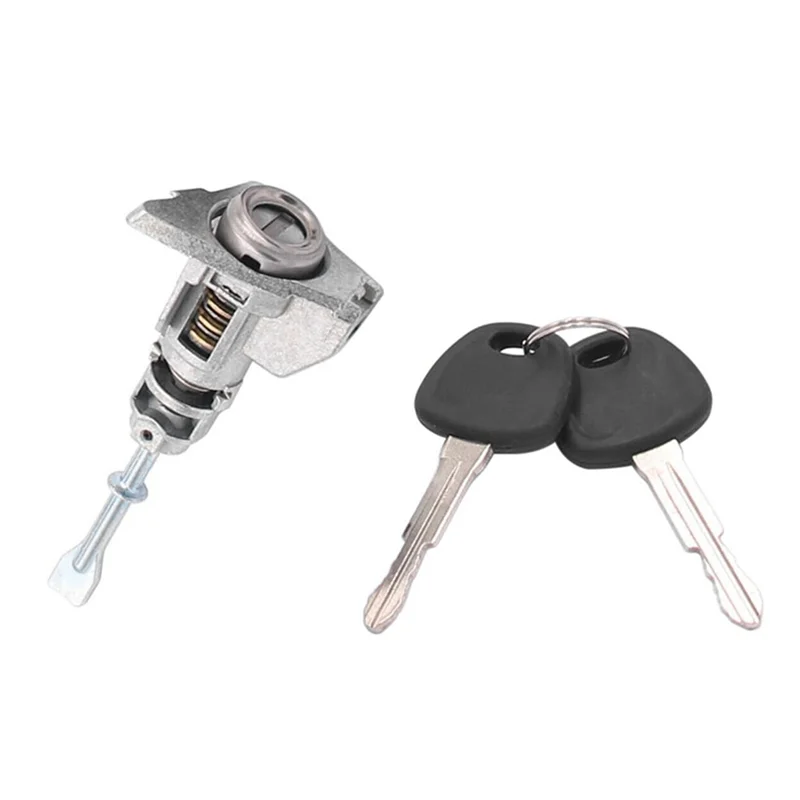 ABKU-LH Driver Side Door Lock Cylinder & Keys Silver Automotive Supplies For Hyundai Elantra 1.8L 2.0L 2011-2016 81970-3XA00