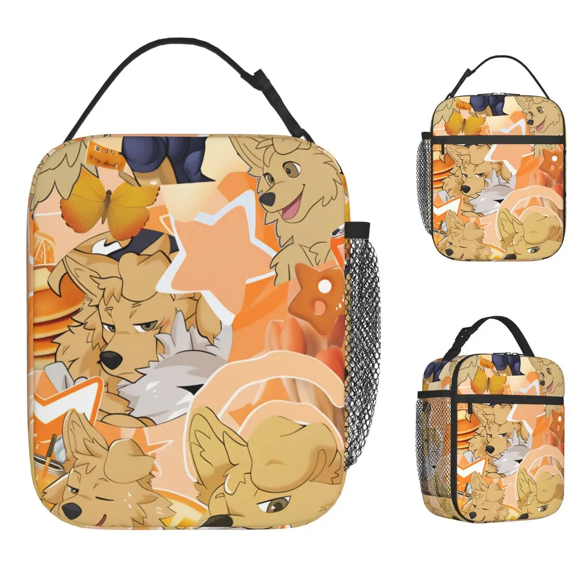 

Сумка для обеда Furry Fandom, дорожная коробка для завтрака для женщин, термосумка для обеда с принтом для отдыха, Оксфорд, удобная сумка-холодильник