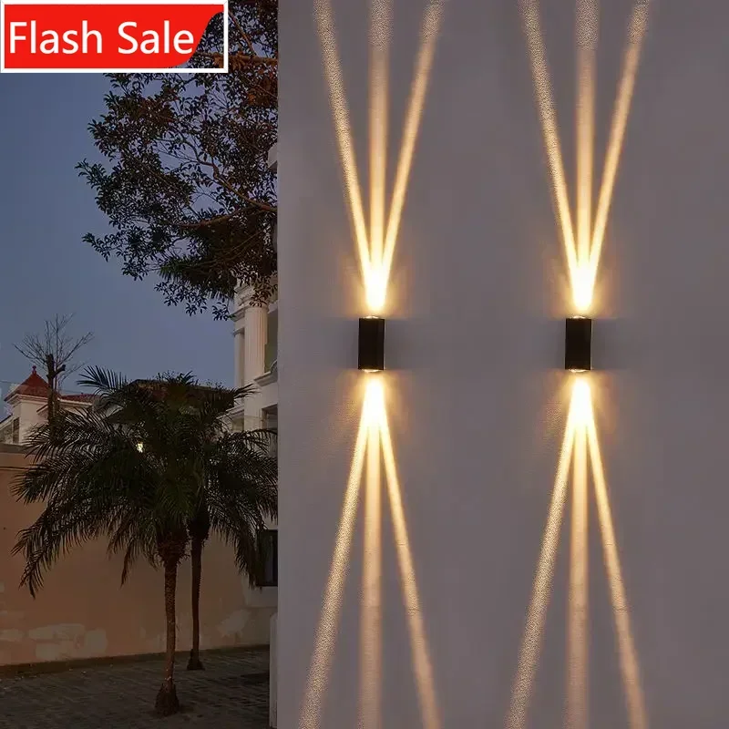 

ShinyYing Narrow Beam Aluminum Wall Light 18W, 3-Spot Outdoor Indoor LED Sconce for Corridor Stairs