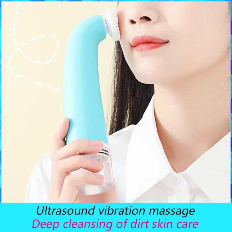 Electric Facial Beauty Device, Ultrasound, vibration massage, deep cleansing of dirt, face care, USB ML-064