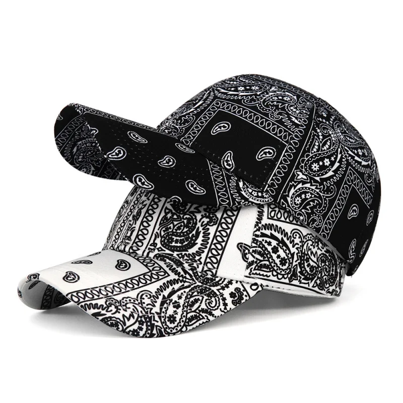 

Cashew Flower Color Block Baseball Cap European and American Summer Sun Protection Casual Fashion Duckbill Cap Outdoor Sun Hat