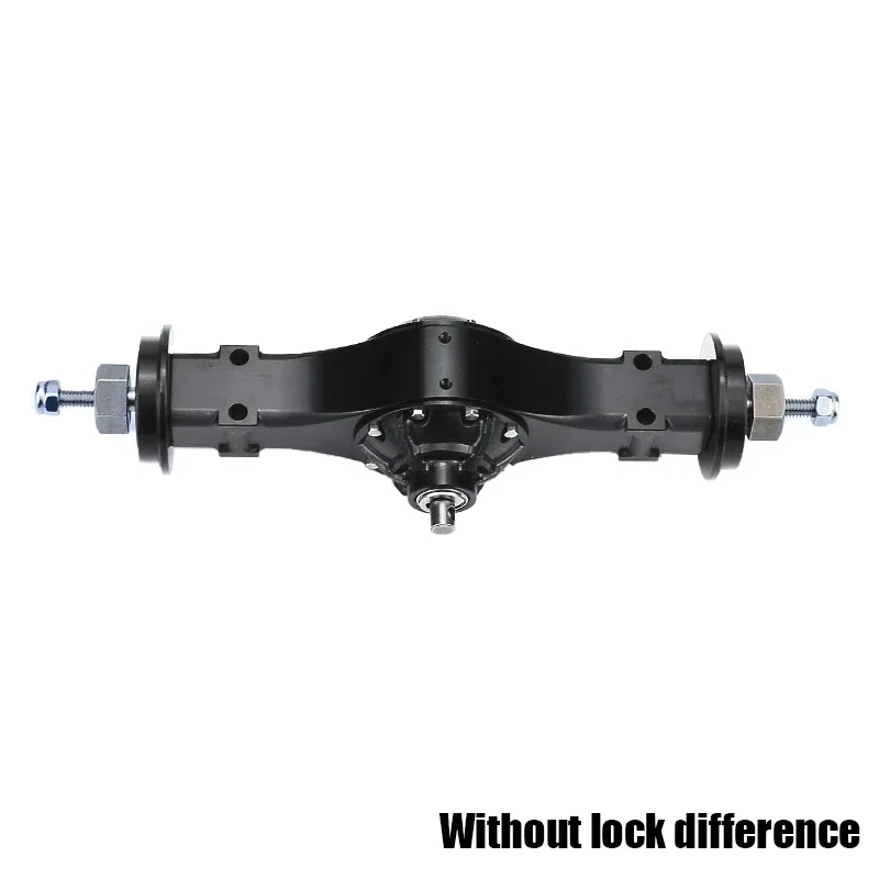 Metal Rear Axle Rear Through Axle without Lock for 1/14 Tamiya RC Truck for SCANIA 770S R620 for VOLVO FH16 ACTROS AROCS Car