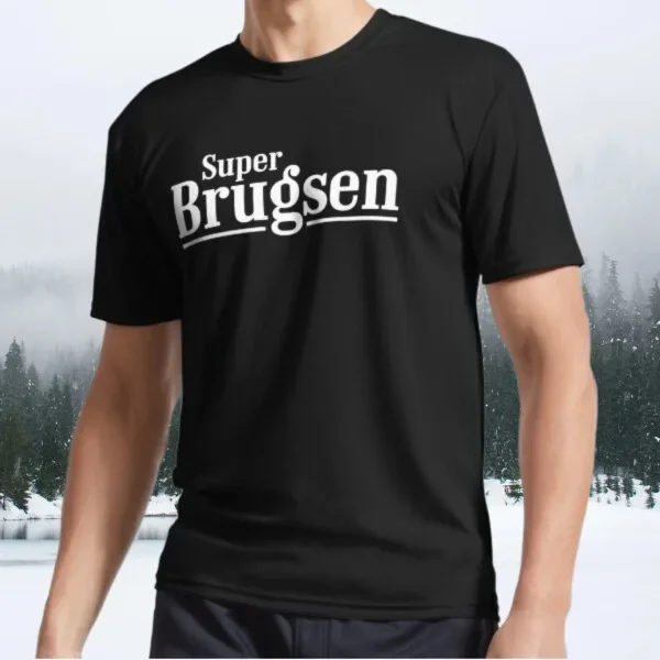 Super'Brugsen Logo Danmark Active Logo Me'ns T-Shirt Funny Size S to 5XL