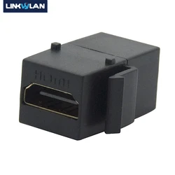 For HDMI Cable Keystone Adapter Female Coupler Socket Insert Connector Suitable For Wall Plate Or Blank Patch Panel